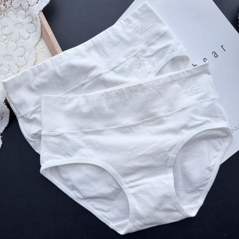 Ladies Spring and Autumn Classic Comfortable Cotton Comfortable Hip Mid Waist Underwear