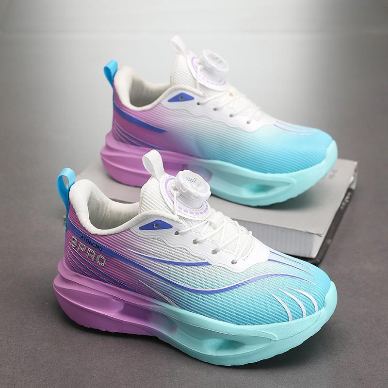 Girls 'shoes 2026 New Children's Red Rabbit 9pro Sneakers Girls' Fashionable Swivel Buckle Running Shoes Trend