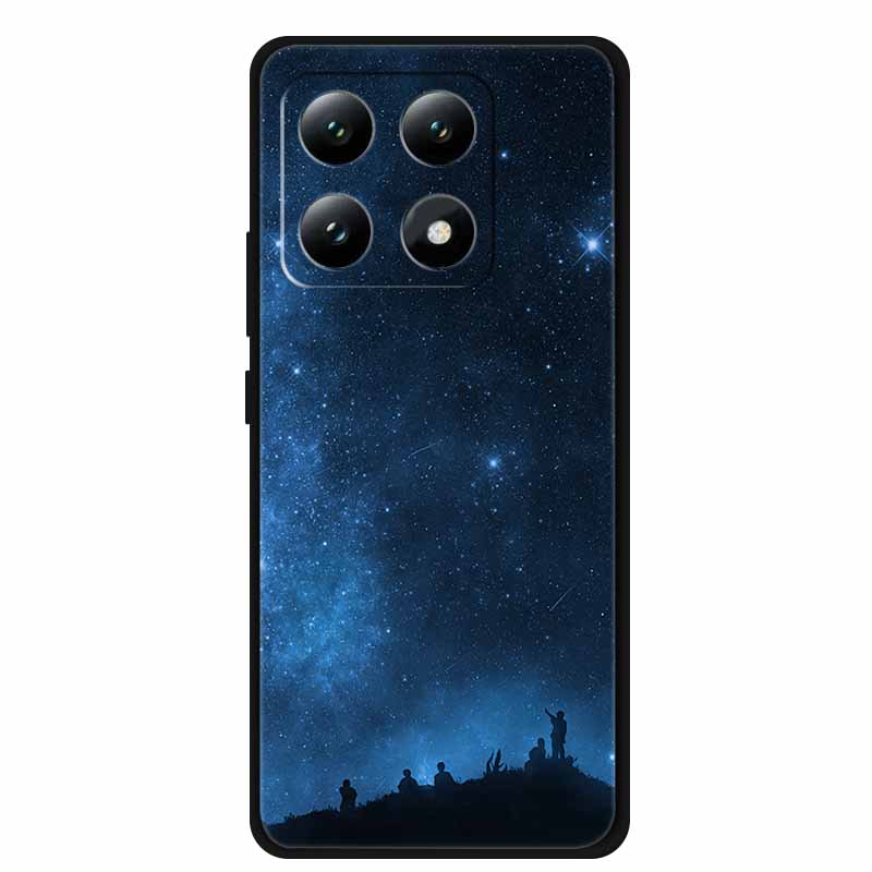 Для Xiaomi 15T 5G Чехол Цветы Мягкий Силикон ТПУ Задняя Крышка Для Xiaomi 15T Pro 5G Capa Boho Цветная Защита от Царапин