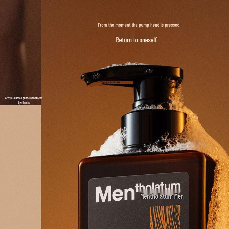 Mentholatum Men's Sensory Fragrance Soothing Shampoo