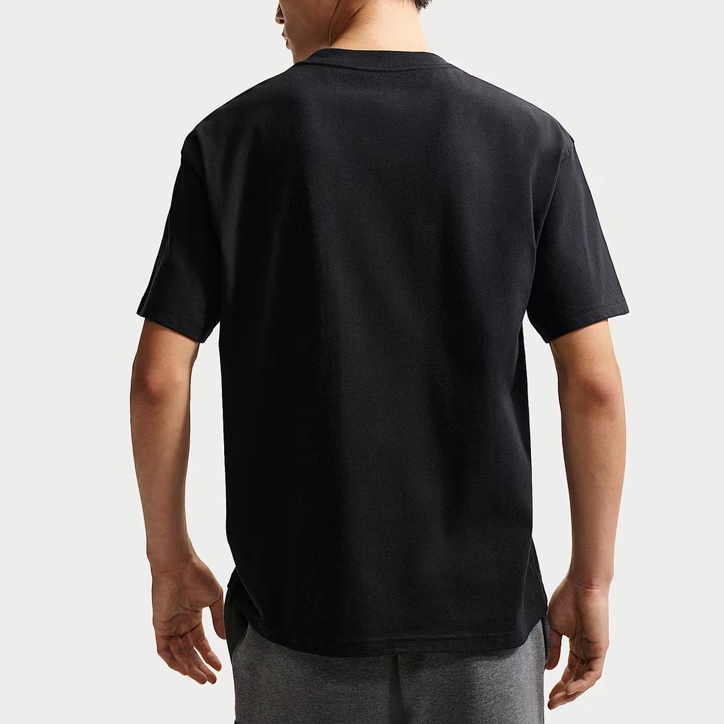 Nike Спортивные футболки Мужские Черные С круглым вырезом Умеренные IH1150-010