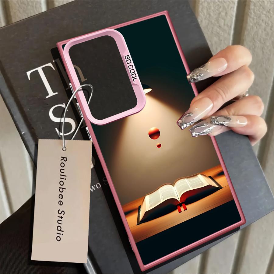Чехол-книжка 'Волшебная книга Голубь' для Samsung Galaxy S25 S22 S23 Ultra Note 20 Ultra S25Edge S20 Plus S24 FE S23 S21