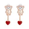 Emporio Armani Heart Bear Shining Love Earrings Women earrings Rose-Gold EGS3163221