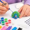 Handmade Shell Painting Kit 1/2 Sets DIY Craft Kit with Natural Shells Modeling Clay Pigments Educational Glue Eyes Seashell Art Crafts Supplies