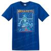 Skeleton Officer Launch Button T Shirt Graphic Art Heavy Metal Tee