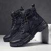 Fashion Camouflage Fashion Round Toe Mens Desert Army Boots Lace Up Casual Retro Mens Martin Boots Mens Winter Snow Boots