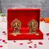 Metal Laxmi Lakshmi Ganesh Gift Items for Cooperate, Anniversary, Wedding Gift, Housewarming with Velvet Box Packing (Set of 1)