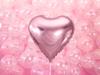 Heart Foil Balloon, 61cm, Light Pink 1 pc
