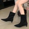 Fashion Autumn Winter Pointed Toe Ankle Boots Women Designer Vintage Thin Low Heel Shoes Modern SHort Botas Zapatos De Mujer