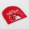 Men's & Women's Winter Christmas Hat - Elk & Santa Claus Jacquard Knit