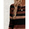 Women's Subtle Vertical Striped Crew Neck T-Shirt - Perfect for Everyday, Commuter, and Casual Wear