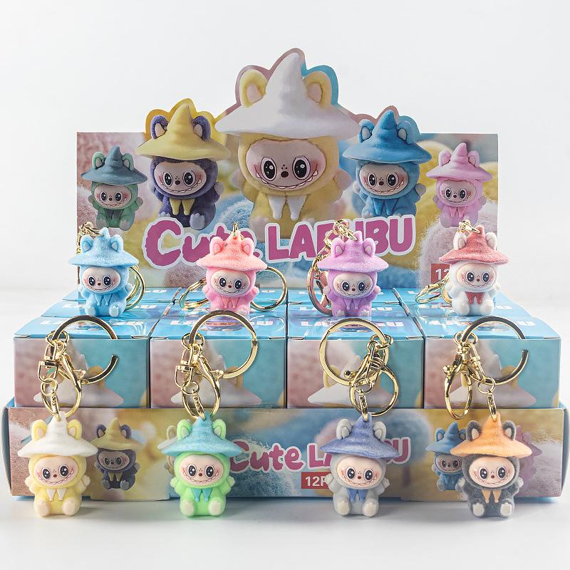 Популярная рождественская кукла Abubu от Pop Mart, елочное украшение, игрушка-сюрприз
