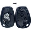 Безлезвийный корпус ключа, совместимый с Renault 3 Twingo 2 Master 3 Kangoo 2 Trafic And Modus | 2-кнопочный чехол для автомобильного ключа с дистанционным управлением