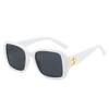 Street Sunglasses Trendy Versatile Square Sunglasses B Home Retro Large Frame Sunglasses Women