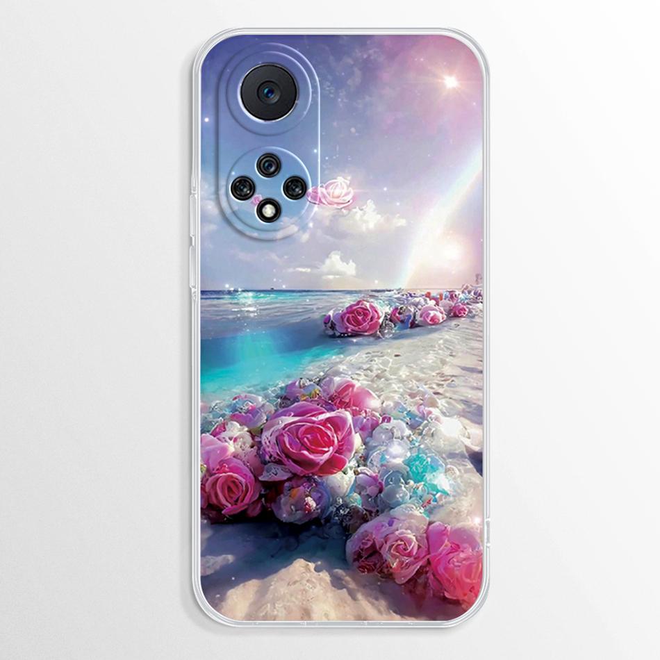 For Huawei Honor 50 Case Soft Silicone Fashion Marble Clear Cover For Honor 50 Honor50 Bumper NTH-NX9 Phone Case Honor 50 Fundas