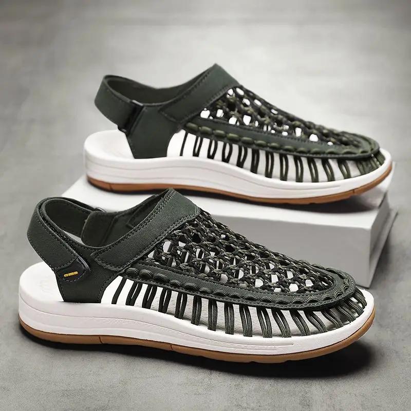 Сверхлегкие мужские сандалии на платформе, новый дизайн 2025, дешевая ликвидация, ЭВА, для повседневной носки, летняя распродажа, ПВХ, для взрослых, купить мужскую обувь