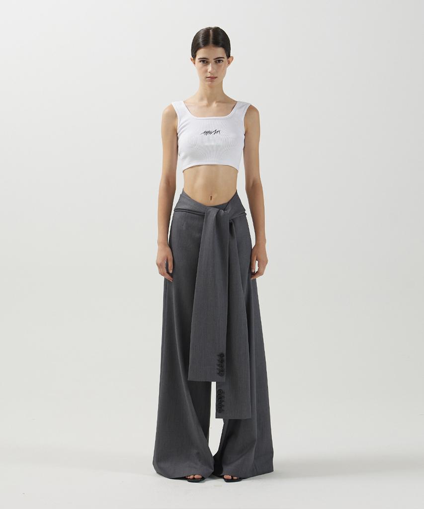 Meuameu Tie-Up Sleeve Pants