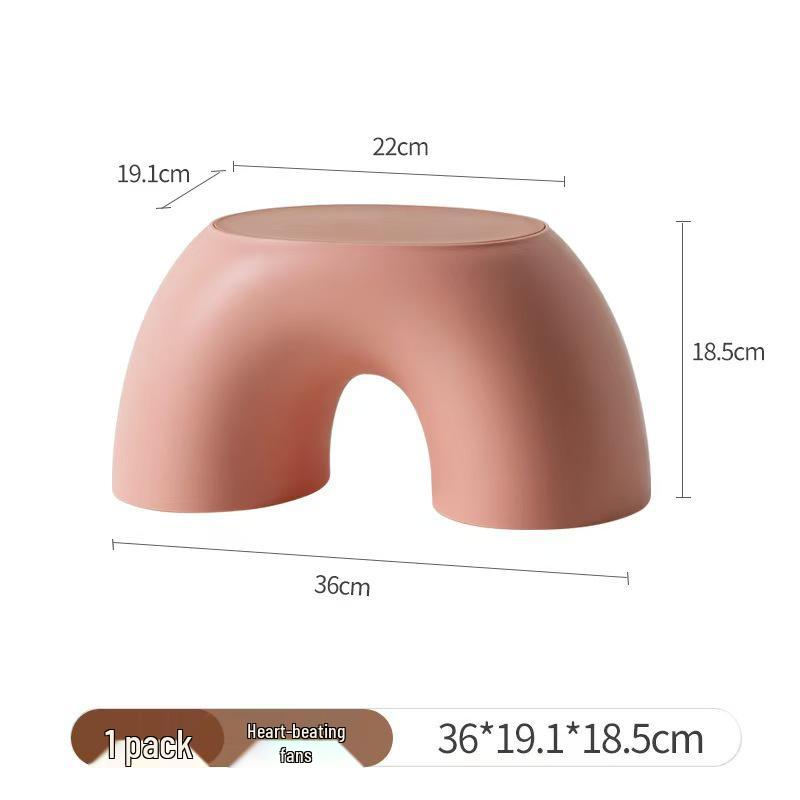 Креативный радужный пуфик-хранилище для детей - 3D-подушка, нескользящий, круглый пуфик для гостиной или для смены обуви.