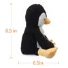 Apricot Lamb Black Velvet Penguin Plush Toy for Soft and Fluffy Black Velvet Penguin for Girls and 23cm Kids, Cute, Boys,