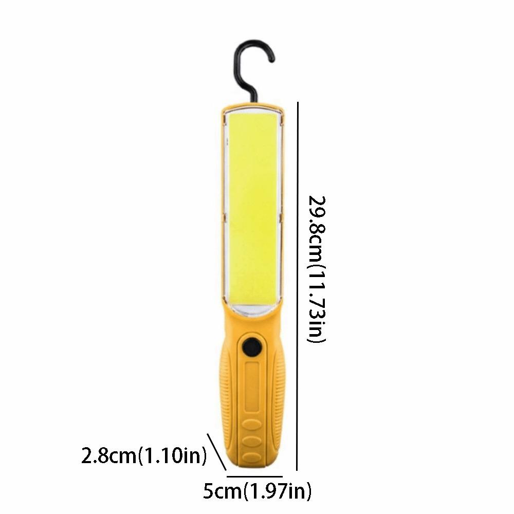 Strong LED Work Light With Magnet Rechargeable Lamp Portable Handheld Floodlight Outdoor Use