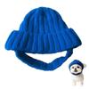 Windproof Pet Knitted Hat Playful Dog Design Winter Dog Cap Warm Dog Beanie  Christmas Festival