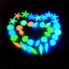 100Pcs/Pack Marine Luminous Stones Colorful Stones Simulating Shell Starfish Fish Tank Pebbles Fairy Garden Yard Ornaments