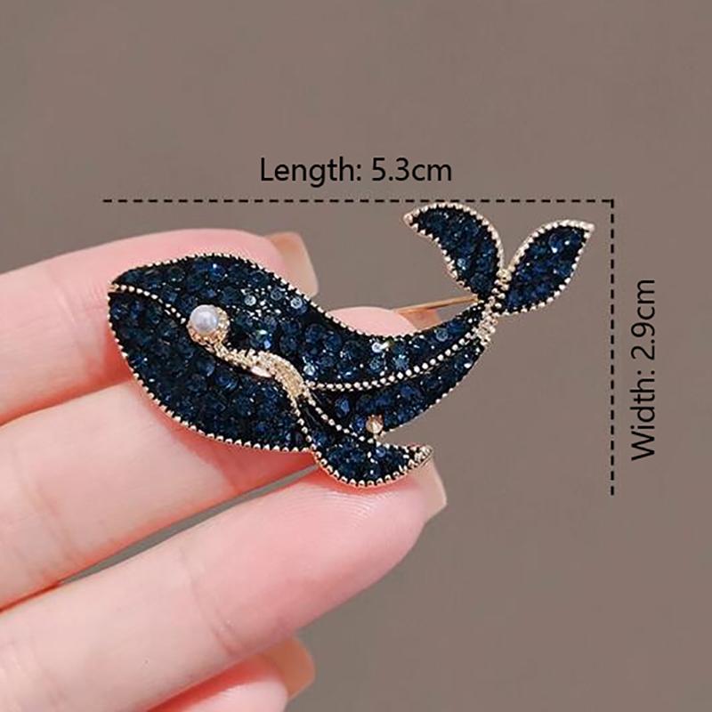 Элегантная индивидуальная брошь-кит, корсаж, высококлассный темпераментный костюм, булавка, ювелирные изделия, аксессуары для женщин, подарок на свадьбу