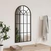 VidaXL Wall Mirror Black 40x80 Cm Arch Iron 358625
