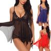 Fashion Sexy Bow Lace Sleepwear Lingerie Underwear Nightdress