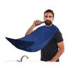 Generic Beard Bib Apron Catcher for Shaving Trimming Men's Hair Grooming Accessories & Gifts for Dad or Husband Blue 1540375