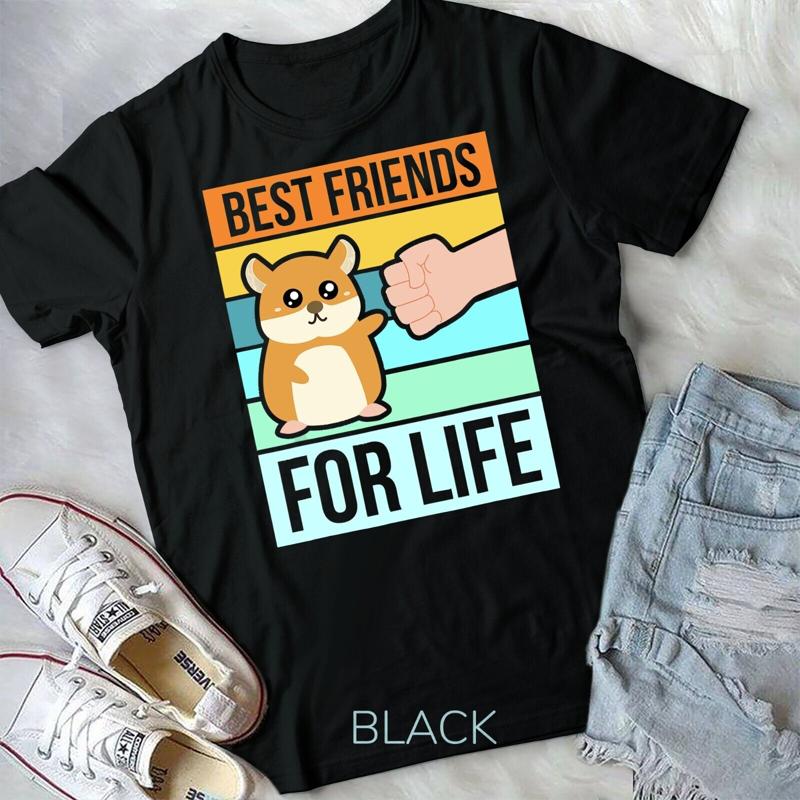 Funny Cute Hamster Gifts Face Tshirt Best Friends For Life Unisex T Shirt