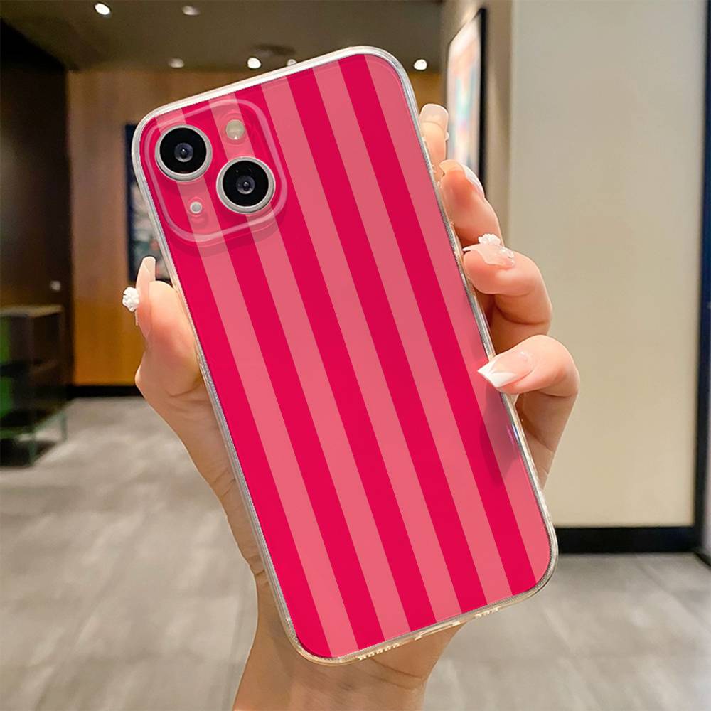 Красочный полосатый чехол для телефона для iPhone 17 16e 16 15 14 13 12 11mini Pro Max X XR XSMAX 8 7 Air Plus Мягкий чехол