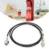 W21.8-14 Soda Maker External Hose Adapter Kit Accessories for Soda Stream Black 2m/6.6ft