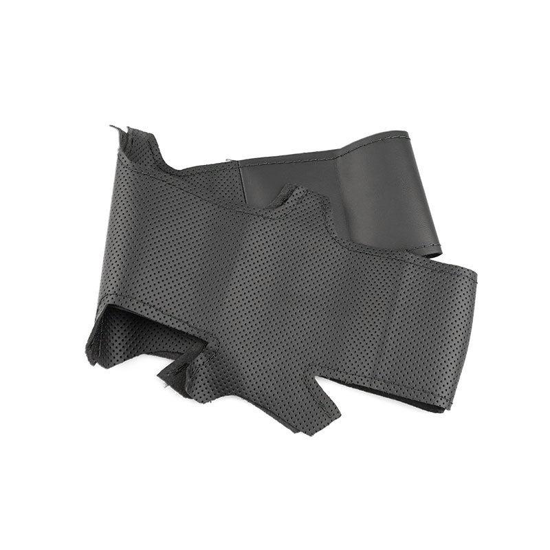 For Kia Carens 2004 2005 2006 Borrego 2007-2016 Car-styling Steering Wheel Hand-stitched Microfiber Leather Cover Trim Interior