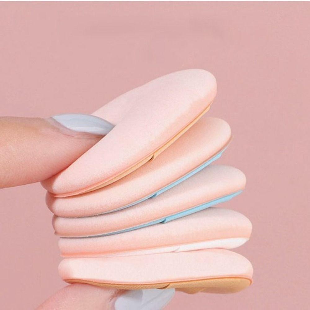 6/10pcs Mini Air Cushion Powder Puff Dual-Use Mixed Sponge Cosmetic Puff New Finger Cushions