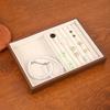 Large Capacity Wood Grain Jewelry Tray Small Size Stackable Jewelry Boxes  Home Organization