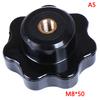 M5/M6/M8/M10/M12 Female Thread Seven Star Shaped Head Clamping Nuts Knob
