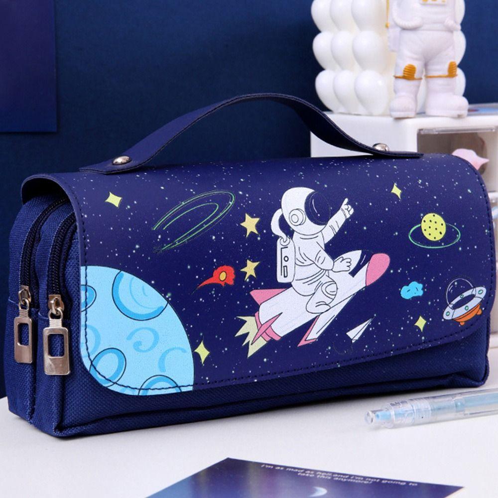 Высококачественная многослойная сумка для ручек большой емкости, сумка для хранения карандашей, чехол для канцелярских принадлежностей