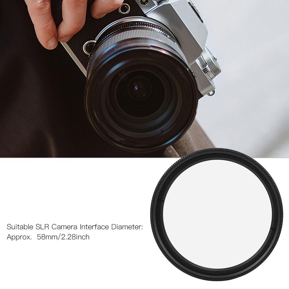 Junestar 58mm Star Lens Filter for Canon/Nikon/Sony/Pentax/Olympus/Fujifilm Camera Lenses