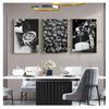 Еда Напиток Печать на Холсте Настенная Живопись Современная Картина Столовая Ресторан Украшения Кухня Плакат Черный Белый Кофе