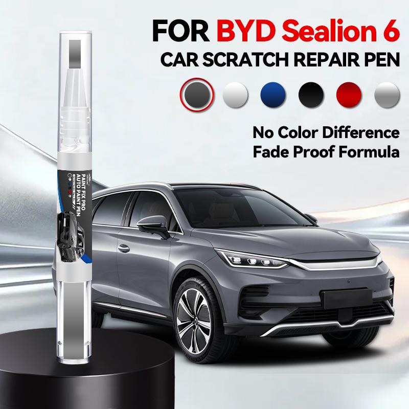 Car Paint Repair Pen For 2023-2025 BYD Sealion 6 Paint Scratch Repair Accessories Azure Blue Baltic Black White Stone Grey