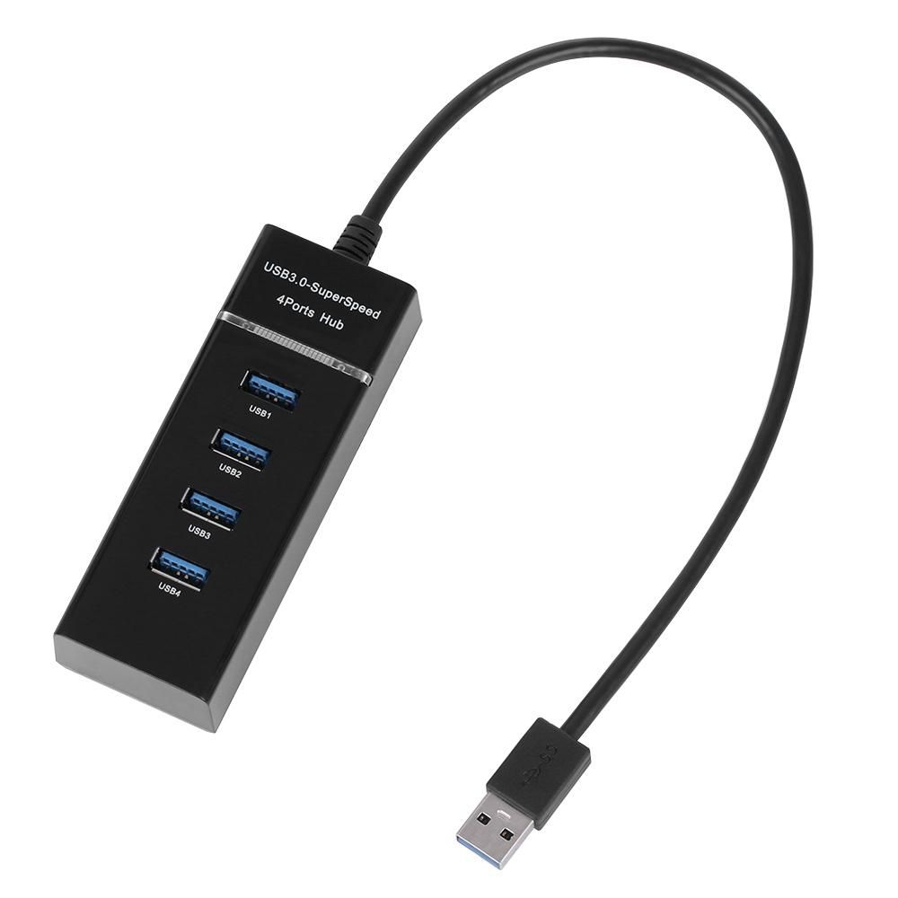 Laptop Professional 5Gbps Ultra Slim High Speed USB 3.0 Hub Adapter Expander 4 Ports Splitter
