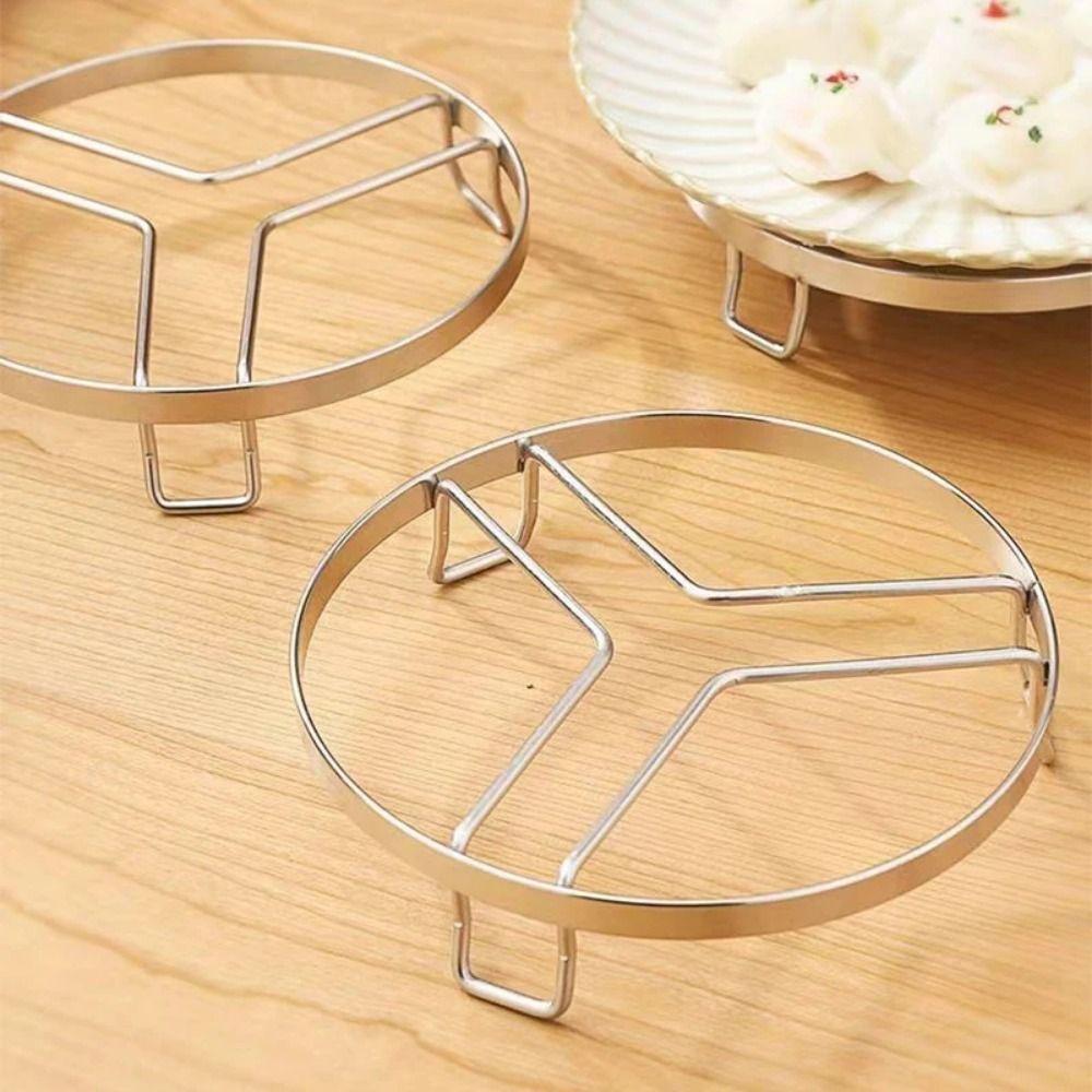 Stackable Kitchen Steamer Holder Round Steaming Pot Stand Egg Steaming Tray  Cooking Utensils