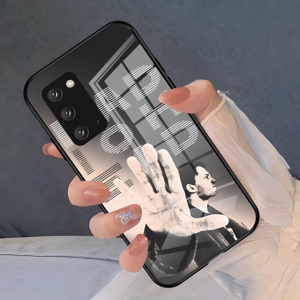 Чехол для телефона группы R-Radiohead для Samsung S26 S25 Plus S20 S20 Plus S22 Ultra S23 FE S21 Plus S21 Ultra Стеклянная крышка