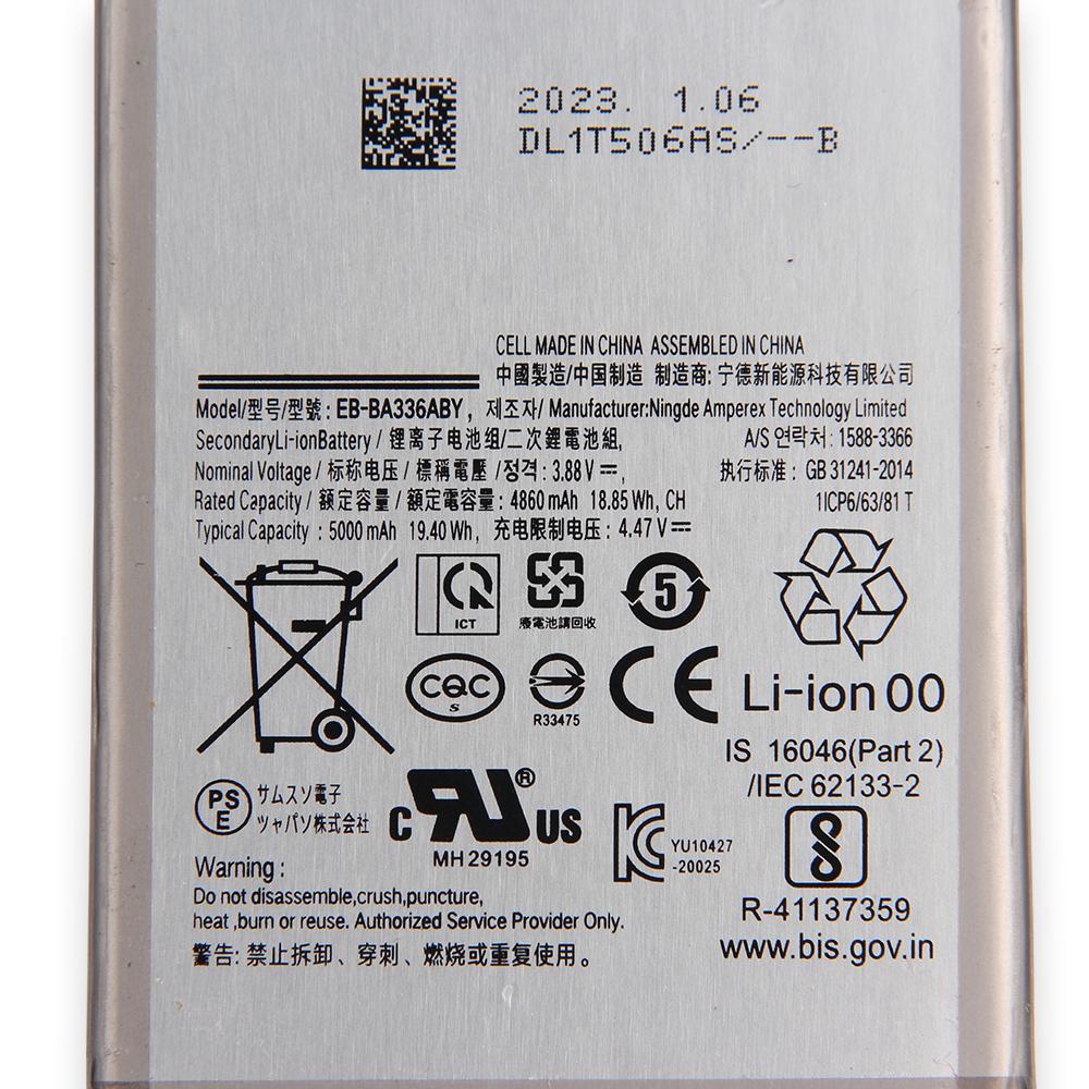 Оригинальный сменный аккумулятор EB-BA336ABY EB-BA536ABY для Samsung Galaxy A33 A53 5G SM-A5360 A5360 Перезаряжаемый аккумулятор для телефона 4860 мАч