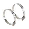 1PCS Hose Clamp 6-12 13-19 21-44 27-51 33-57 52-76 65-89 78-101 91-114mm Stainless Steel Pipe Clip Adjustable Screw Worm Drive