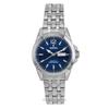Classic Stainless Steel Blue Dial Quartz F20455-3 100M Women's Watch