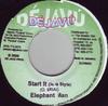 7inch Record ELEPHANT MAN - Start It DJV0002 Déjavú 2000 Jamaica Reggae, Ska & Dub Used