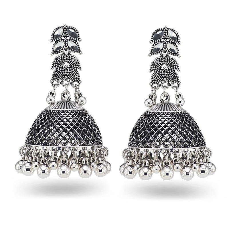 Серьги «Птичья клетка», серьги в стиле ретро, женские антикварные серьги Ид аль-Фитр Лассер Байрам