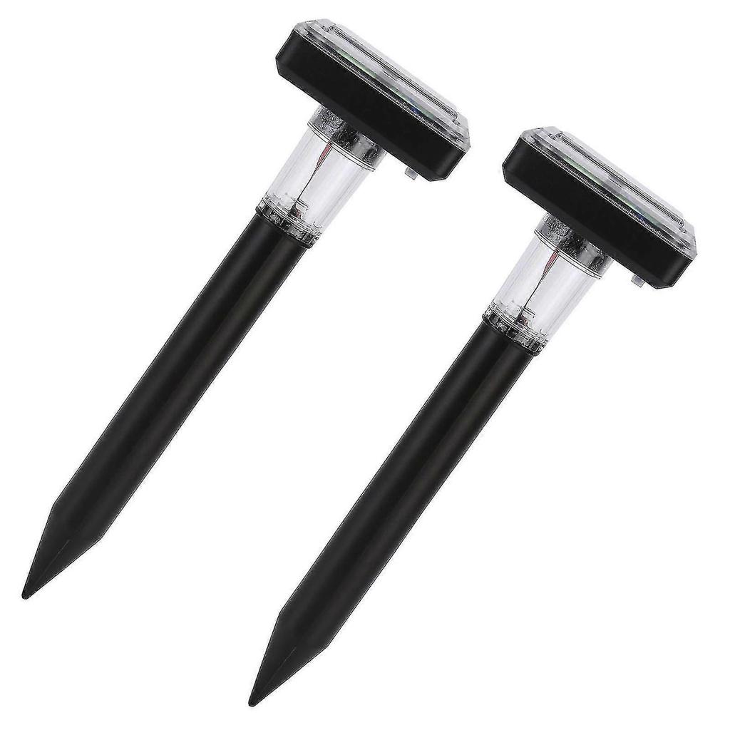 Mole Repellent Ultrasonic Solar Powered 2pcs Safe Portable Durable Vole Repeller For Garden